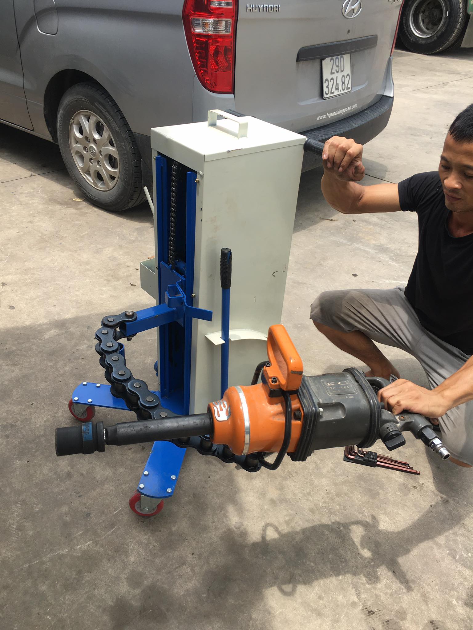 Giá đỡ súng bắn lốp Giá đỡ súng bắn lốp