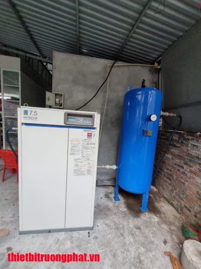 Máy nén khí tủ Nhật bãi Hitachi 7.5KW có sấy ( NEXTSERI)