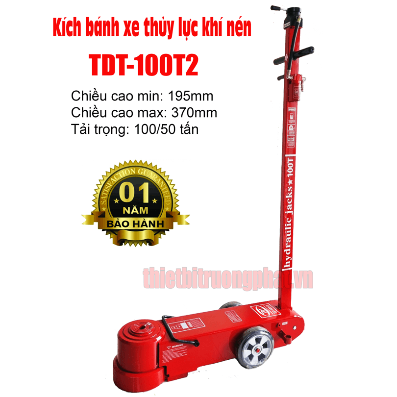 Kích thủy lực bánh xe đẩy TDT-100T2 Kích thủy lực bánh xe đẩy TDT-100T2