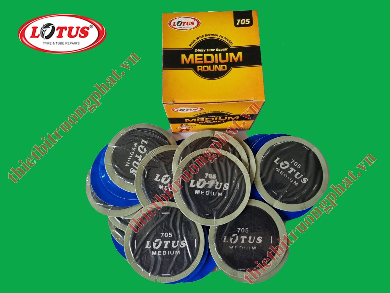 Miếng vá săm Lotus Ấn Độ 705 ( 58mm) 