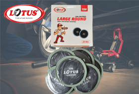 Miếng vá săm Lotus Ấn Độ 706 ( 80mm) - 25 miếng/ 1 hộp