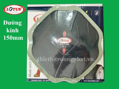 Miếng vá dùng cho lốp bố chéo Lotus Ấn Độ GL4 (lục giác 150MM) 10 miếng/hộp