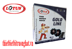Miếng vá dùng cho lốp bố chéo Lotus Ấn Độ GL5 (lục giác 170MM) 10 miếng/hộp