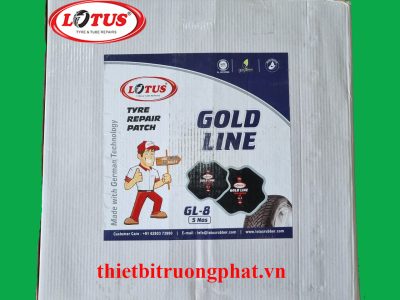 Miếng vá dùng cho lốp bố chéo Lotus Ấn Độ GL8 (lục giác 340MM) - 5 miếng/hộp