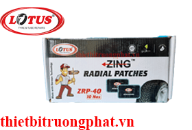 Miếng vá dùng cho lốp bố thẳng Lotus Ấn Độ ZRP40 (105x212MM) 10 miếng/hộp