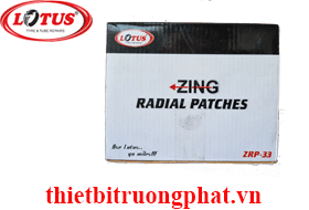 Miếng vá dùng cho lốp bố thẳng Lotus Ấn Độ ZRP33 (105x130MM) 10miếng/hộp