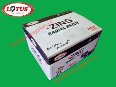Miếng vá dùng cho lốp bố thẳng Lotus Ấn Độ ZRP35 (130x155MM) 20 miếng/hộp