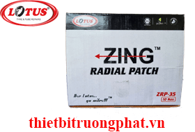 Miếng vá dùng cho lốp bố thẳng Lotus Ấn Độ ZRP35 (130x155MM) 20 miếng/hộp