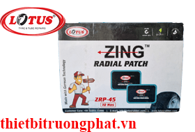 Miếng vá dùng cho lốp bố thẳng Lotus Ấn Độ ZRP45 (240x185MM) 10 miếng/hộp