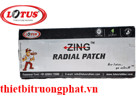 Miếng vá dùng cho lốp bố thẳng Lotus Ấn Độ ZRP50 (208x510MM) 5 miếng/hộp
