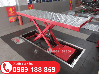 Khái niệm về bàn nâng xe máy