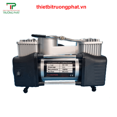 Bơm lốp dự phòng xe ô tô loại 2 xi lanh