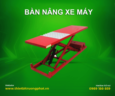 Bàn nâng xe máy