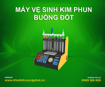 Máy vệ sinh kim phun, buồng đốt