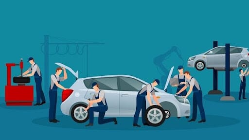 Quy trình sửa chữa/bảo dưỡng xe ô tô