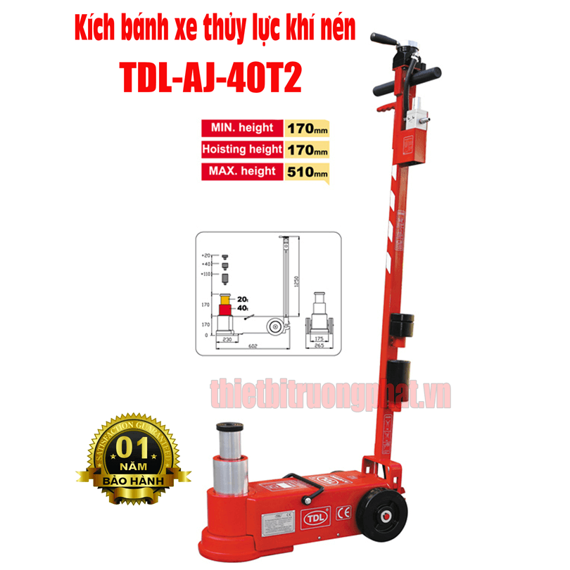 Kích thủy lực bánh xe đẩy