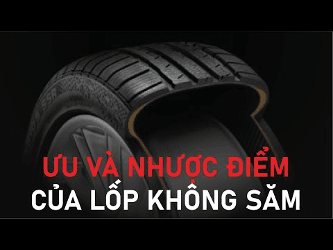 Ưu điểm của lốp không săm