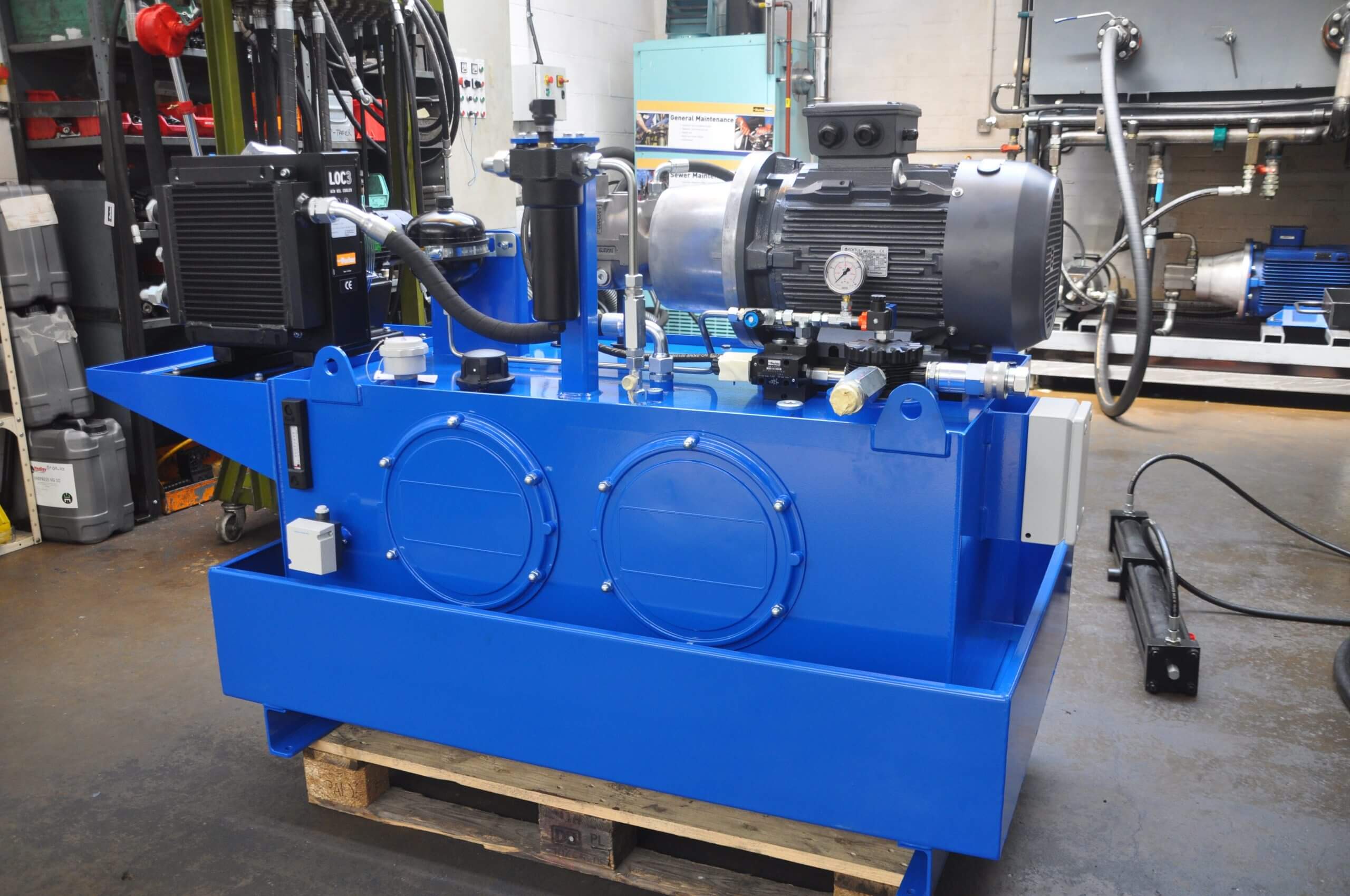 Hệ thống bơm thủy lực ứng dụng rộng rãi trong nhiều lĩnh vực