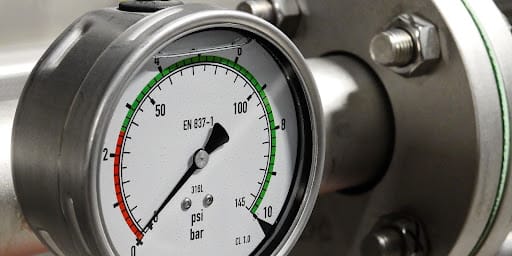 Không có áp suất trong hệ thống thủy lực