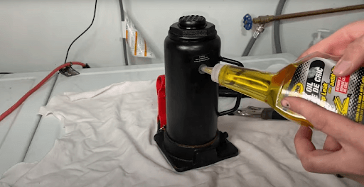Cách đổ dầu vào kích thủy lực