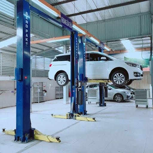 Cầu nâng 2 trụ ổn định