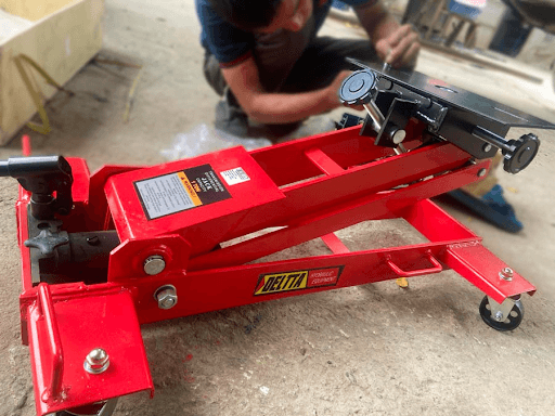 Giá đỡ hộp số kiểu nằm 1 tấn, Thiết bị nâng hộp số dùng cho xe tải