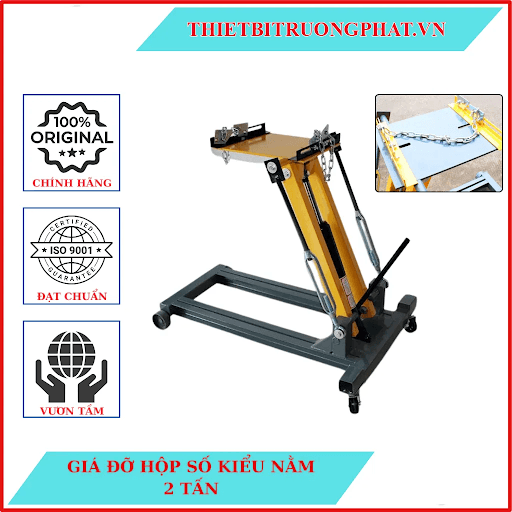 Giá đỡ hộp số kiểu nằm 2 tấn, Thiết bị nâng hộp số dùng cho xe tải