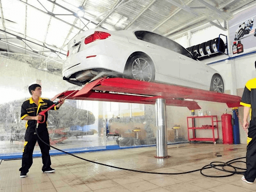 Mô hình rửa xe ô tô chuyên nghiệp